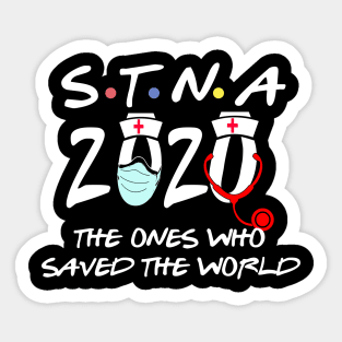 STNA The one who saved the world-stna 2020 gift Sticker